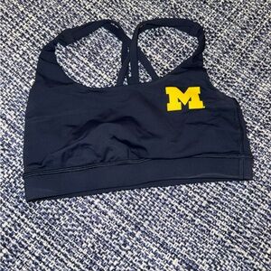 Women's Navy Sports Bra